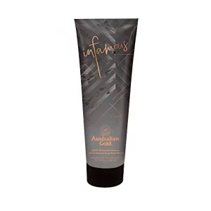 Australian Gold Infamous Eight Dimension Bronzer Tanning Lotion 8.5 Oz