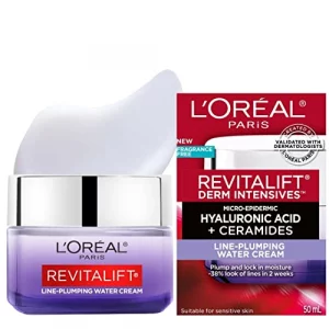 L'Oreal Revitalift Derm Intensives Micro-Hyaluronic Acid + Ceramides Line-Plumping Water Cream