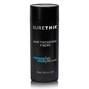 Surethik Hair Fibers For Thinning Hair, Building Hair Fibers To Conceal Thinning Hair, Instantly Fuller Looking Hair For Men & Women, Light Blonde, 3