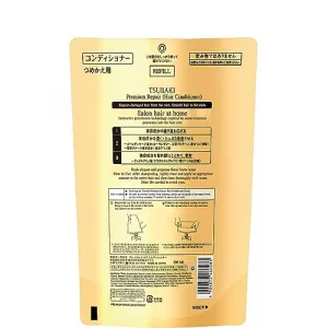 Tsubaki Premium Repair Hair Conditioner Refill Pack 330Ml Refill Size For Normal, Dry Or Fine Hair