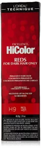 Loreal Excellence Hicolor H09 Tube Red Hot 1.74 Oz (51Ml)