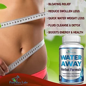 Water Away Gentle Herbal Diuretic Natural Diuretic Water Pills