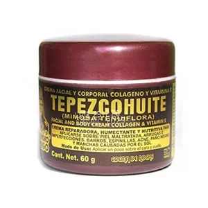 Del Indio Papago'S Facial Night Cream With Tepezcohuite 60Gr Small - Hydrates The Skin - Crema Tepezcohuite Original, Tepezcohuite Cream From Mexico,