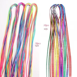 Hair Accessories for Girls Hair Braid Strings Hair Ties Colored