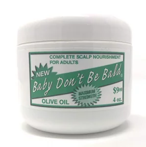 Baby Don'T Be Bald] Olive Oil - Max Strength Scalp Nourishment For Adults 4Oz