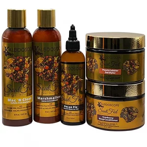 Kaleidoscope - Soulfed Collection Moisturizing, Breakage Reducing & Growth Booster - For Dry & Brittle Hair Shampoo, Leave-In Conditioner, De