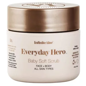 Infinitealoe Infinite Aloe Skin Care Scrub, 120Ml 1 Jar Face & Body Exfoliator