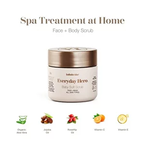 Infinitealoe Infinite Aloe Skin Care Scrub, 120Ml 1 Jar Face & Body Exfoliator