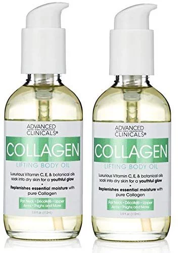  Advanced Clinicals Firming Collagen Body Oil Skin