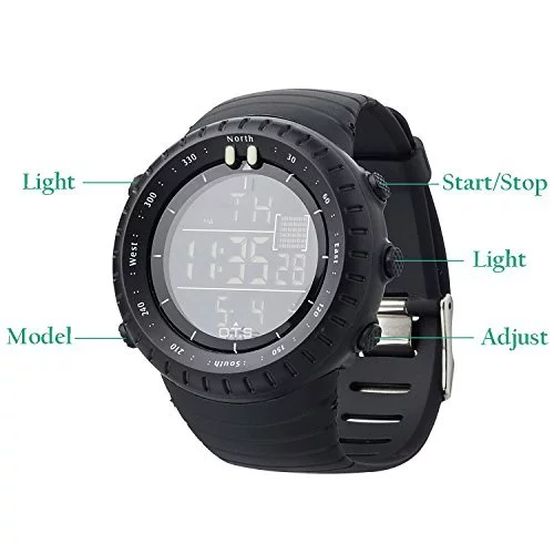 Palada Men S Digital Sports Watch Waterproof Tactical Watch With Led Backlight Watch For Men Black Imported Products from USA iBhejo