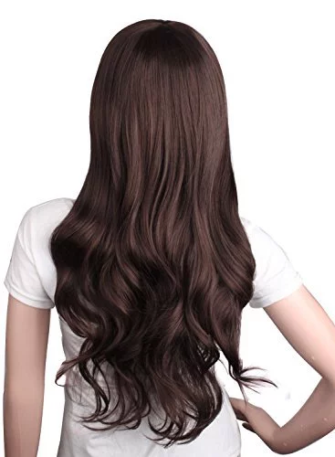 MapofBeauty 28 Inch 70cm Beautiful Charming Women Long Wave Curly