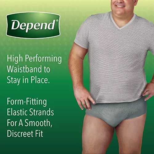 Depend FIT FLEX Incontinence Underwear for Men Maximum Absorbency