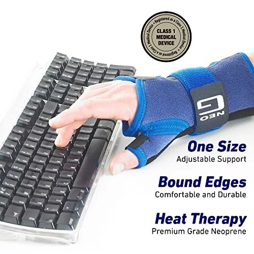 Neo G Wrist and Thumb Brace, Stabilized - Spica Support for Carpal Tunnel  Syndrome, Arthritis, Tendonitis, Joint Pain - Adjustable Compression - Clas  - Imported Products from USA - iBhejo