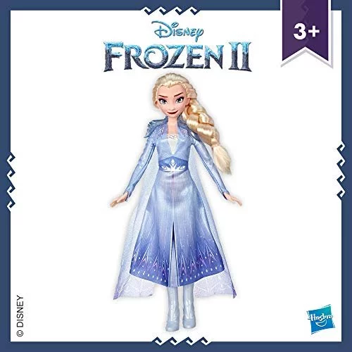 Disney Frozen Elsa Fashion Doll with Long Blonde Hair & Blue Outfit  Inspired by Frozen 2 - Toy for Kids 3 Years Old & Up