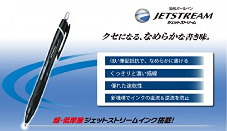 Uni-ball Jetstream Sport Ballpoint Pen - 0.7 mm - Black 10p