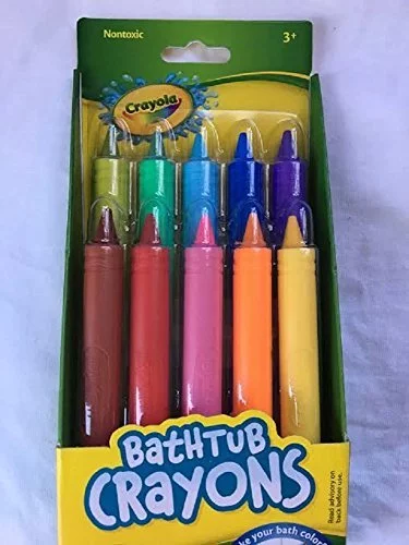Crayola Bathtub Markers with 1 Bonus Extra Markers AND Crayola Bathtub Crayons with 1 Bonus Extra Crayons Imported Products from USA iBhejo