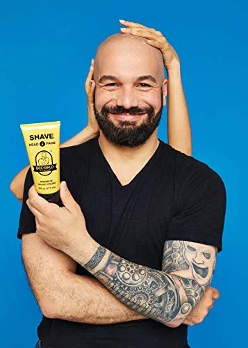 Bee Bald Shave Premium Shave Cream Goes On Light & Slick For A