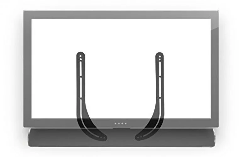 JINGer Sound Bar Wall Mount Brackets For VIZIO Sound BarSoundbar Mounting Bracket For VIZIO SoundBar SB3851C0SB3630E6SB3621nF8MSB4551D5 Speaker With Wall Mount Screws Black - View #6