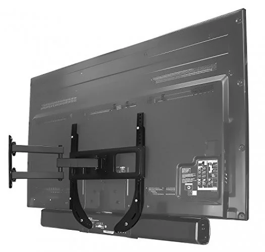 JINGer Sound Bar Wall Mount Brackets For VIZIO Sound BarSoundbar Mounting Bracket For VIZIO SoundBar SB3851C0SB3630E6SB3621nF8MSB4551D5 Speaker With Wall Mount Screws Black - View #10