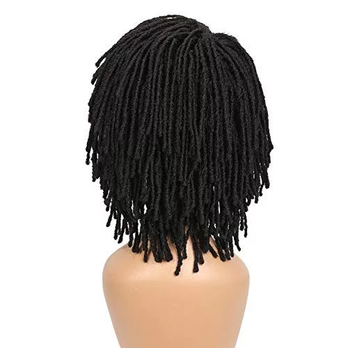 Hanne Short Dreadlock Wigs For Black Women And Men Afro Crochet