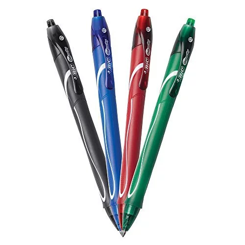 BIC Gel-Ocity Quick Dry Gel Pens, Medium Point Retractable (0.7mm