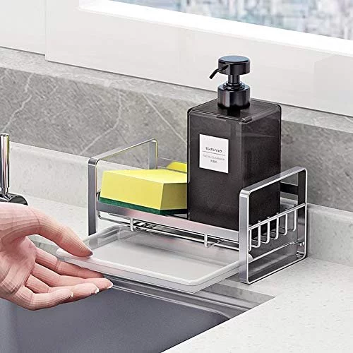 Kitchen Sponge Holder - Kitchen Sink Organizer - Sink Caddy - Sink