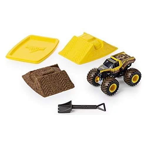 Monster Jam Earth Shaker Monster Dirt Starter Set Featuring 8Oz Of Monster Dirt And Official 1 64 Scale Die Cast Truck Kids Toys For Boys Imported Products from USA iBhejo