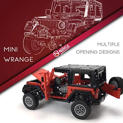 Nifeliz Mini Off Road Car Wrange Moc Technique Building Blocks And Engineering Toy Adult Collectible Model Cars Kits To Build 1 14 Scale Truck Mode Imported Products from USA iBhejo