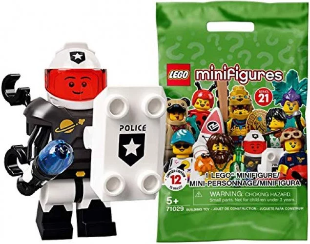 LEGO 71029 Collectable Minifigures Series 21 - Space Police Guy - Imported  Products from USA - iBhejo