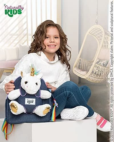 Naturally Kids Backpacks For Girls Kindergarten Unicorn Backpack For Girls 4 6 Backpack Kids 5 7 Unicorn Backpacks For Girls Age 6 8 Unicorn Gift Imported Products from USA iBhejo