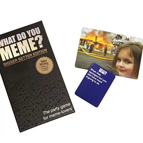  WHAT DO YOU MEME? for The Girls - Expansion, The Ultimate Girls  Night Party Game : Toys & Games
