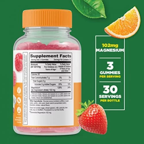 Lifeable Magnesium Kids + Iron & Vitamin C Kids, Gummies Bundle Great