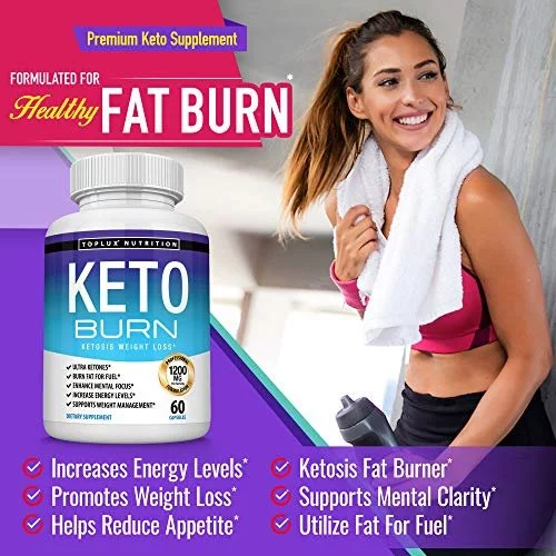 Toplux Keto Burn Pills Ketosis Weight Loss 1200 Mg Ultra