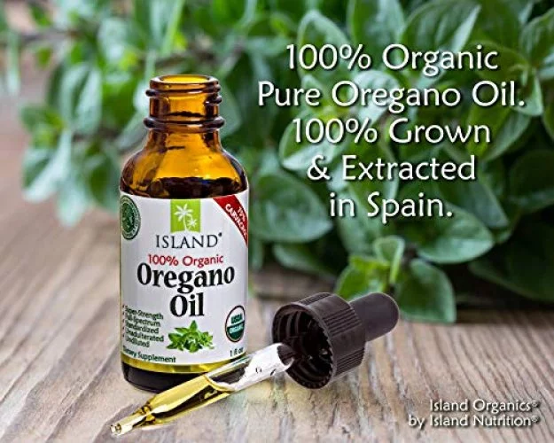 Island Nutrition Oregano Oil Organic Liquid Drops 100 Pure Undiluted Usda Certified Organic 1 Oz 75 rvacrol Grown In Spain Immune Su Imported Products from USA iBhejo