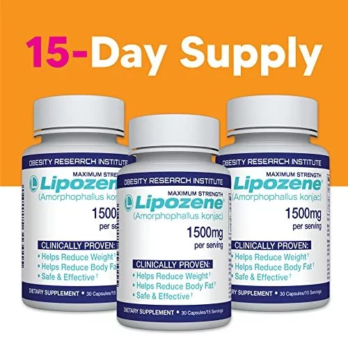 Lipozene Diet Pills Weight Loss Supplement Suppresses Appetite