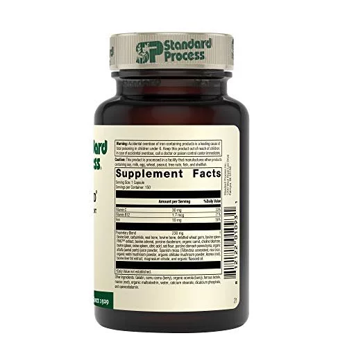 Standard Process Iron Standard Process Ferrofood - Whole Food Antioxidant, Healthy Blood And ...