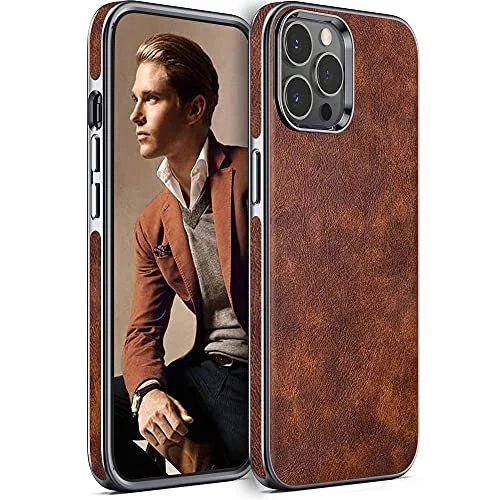 Lohasic For Iphone 14 Pro Max Case Slim Leather Luxury Pu