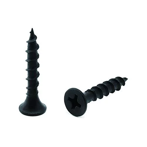 6 x 1 Wood Screw 50PCS Black Phosphate Coated Stainless Flat Truss Head  Fast Self Tapping Drywall Screws by SG TZH - Imported Products from USA -  iBhejo