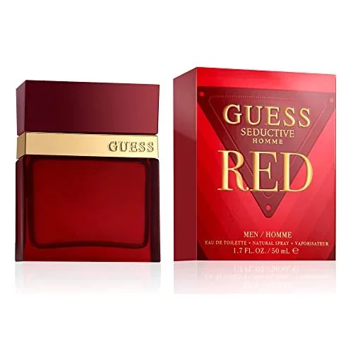 Guess Seductive Red Men Homme Eau De Toilette Cologne Spray For Men 1.7 Fl. Oz. Imported Products from USA iBhejo