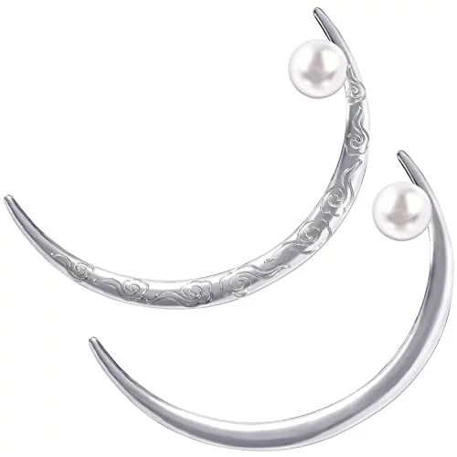 【美品】SYKIA Moon Plate Hair Fork (silver) SYKIA（シキア）の「Moon Plate Hair Fork/ムーンプレートヘア