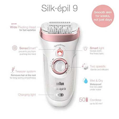 Braun outlets Epilator Silk-épil 9 9-870