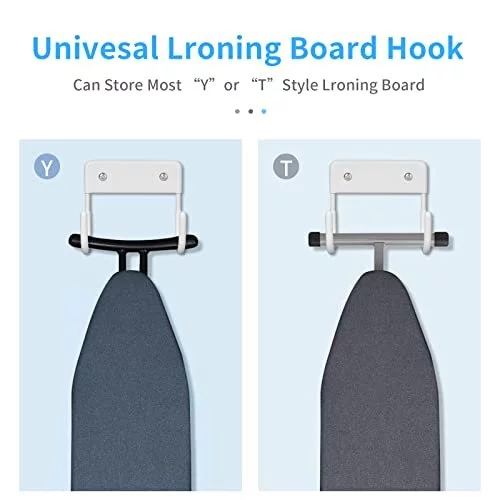 Iron Board Hanger with Wall Mount Holder for hotel guest Room