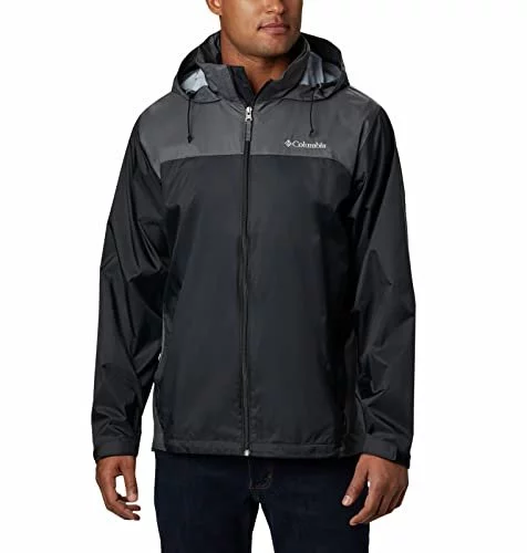 Columbia Men s Glennaker Lake Rain Jacket Black Grill 3X Imported Products from USA iBhejo