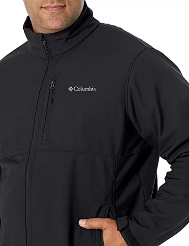 Columbia men's ascender softshell jacket black best sale