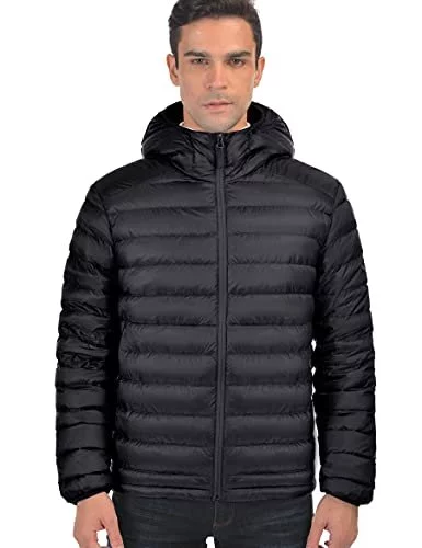 Men's Packable Lightweight Puffer Jacket Thicken Thicken Parka