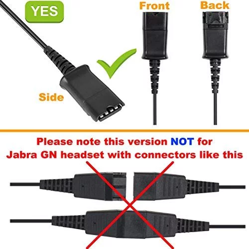 VoiceJoy Headset QD(Quick Disconnect) Connector TO USB Adapter Cable