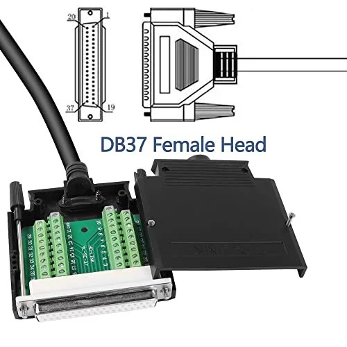 Meiriyfa Db37 37pin Solderless Connector D Sub Female Db37 Pin Serial