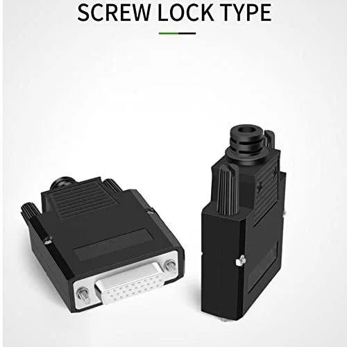 DB26 Solderless Serial Connector – Gold Plated, Pure Copper, Easy-Wire Adapter