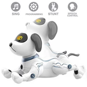 Fisca Rc Robot Dog Toy Voice Control Electronic Stunt Puppy For Kids 6 10 Years Old Imported Products from USA iBhejo