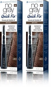 No Gray Quick Fix Instant Touch-Up For Gray Roots (Set Of 2, Brown (M. Brown))